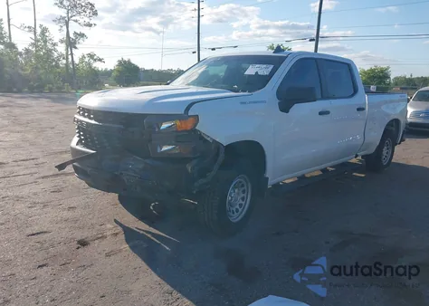 2021 Chevrolet Silverado 1500 из США, поврежденный, VIN 1GCPYAEH5MZ142793